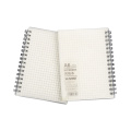 PP Frosted Cover Eye-protection Spiral Grid Lines Notebook